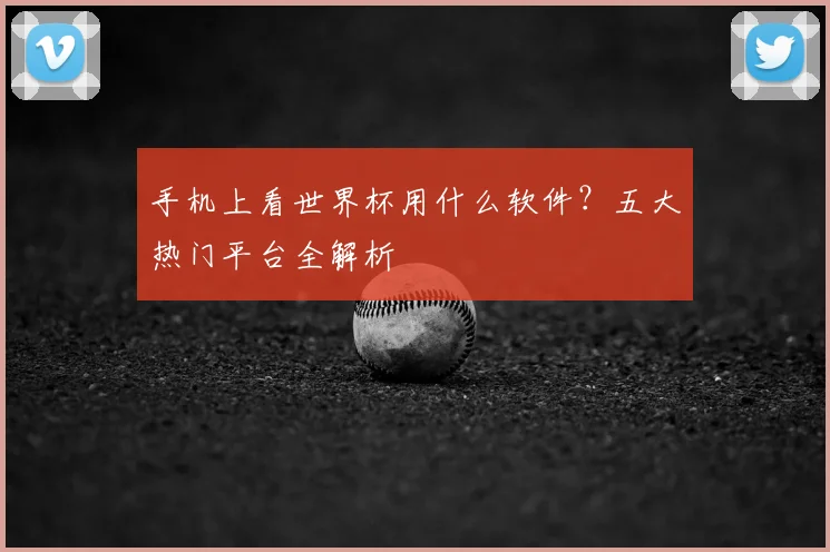 手机上看世界杯用什么软件?五大热门平台全解析