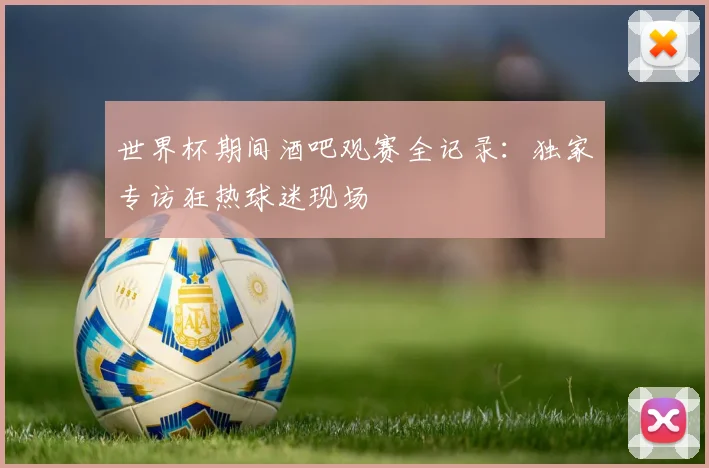 世界杯期间酒吧观赛全记录：独家专访狂热球迷现场